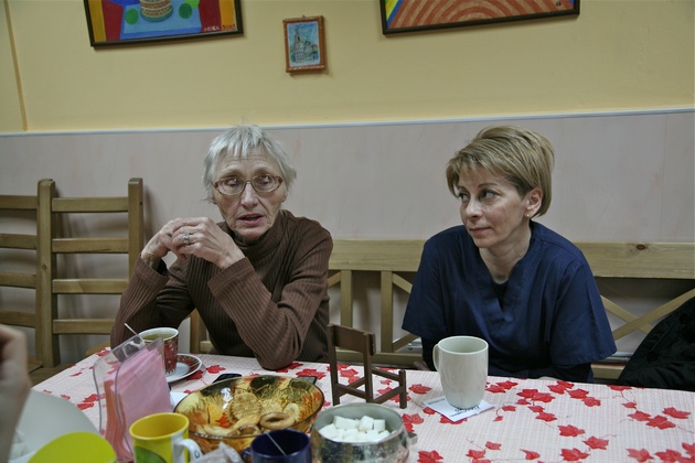 Волонтер Евгения Валентиновна и Елизавета Глинка