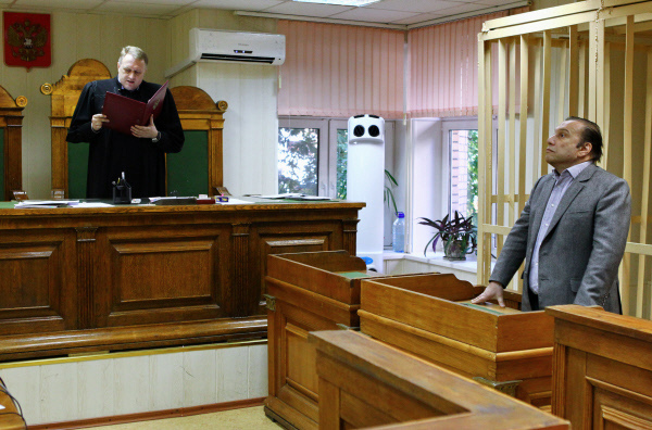 Виктор Батурин в Пресненском суде Москвы во время оглашения приговора. Фото: Андрей Стенин/РИА Новости