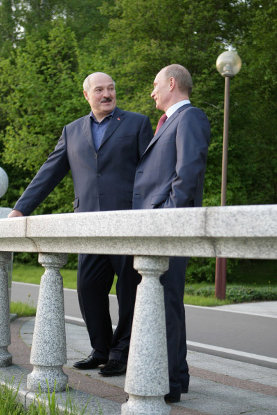 Александр Лукашенко и Владимир Путин. Фото: Алексей Никольский/РИА Новости