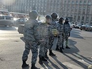 Бойцы ОМОНа
