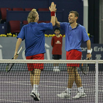 Tennis Masters Cup — 2007. Шанхай (Фото Натальи Четвериковой). Длоухы Лукаш и Визнер Павел