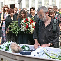 Похороны Дмитрия Александровича Пригова (Фото Натальи Четвериковой)