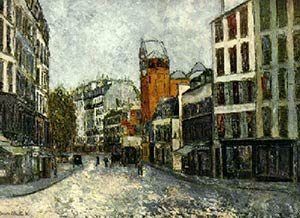Maurice Utrillo. Rue des Abbesses ca. 1910
