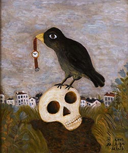 Михаил Алдашин. Птица на черепе