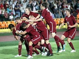 «Рубин» одержал победу над киевским «Динамо» со счётом 2:1