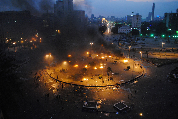 Беспорядки в Египте.