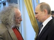 Алексей Венедиктов и Владимир Путин