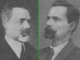 Этнографы, фольклористы и литературоведы Юрий (слева) и Борис Соколов