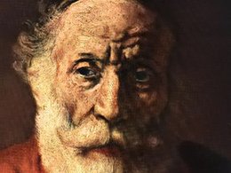 Рембрандт ван Рейн. «Портрет старика в красном»