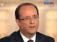Франсуа Олланд. Кадр: Россия 24