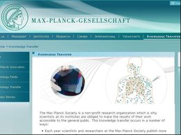 Фрагмент скриншота с сайта Общества Макса Планка