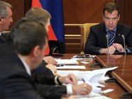 Д.А.Медведев провёл совещание о проблемных вопросах организации космической деятельности.