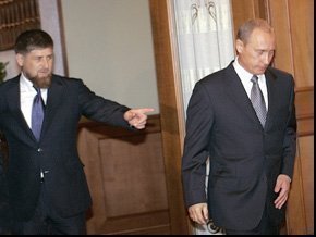 Фото кадыров с путиным