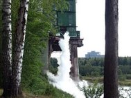 Стенд во время испытаний