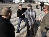 Задержание журналистов в Минске