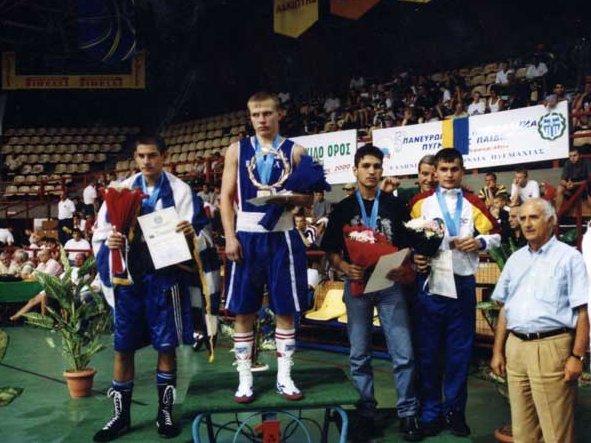 Башкатов в 2000 году стал победителем на первенстве Европы среди юношей