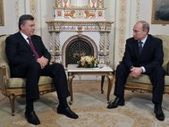 С Президентом Украины В.Януковичем