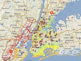 Кризисная карта Нью-Йорка