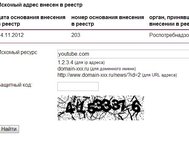 YouTube был внесен 21 октября по жалобе Роспотребнадзора