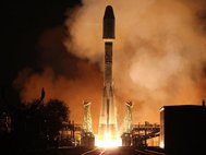 Старт с Байконура носителя «Союз» с аппаратом Metop-B