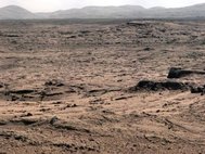 Одна из панорам Марса, полученных Curiosity