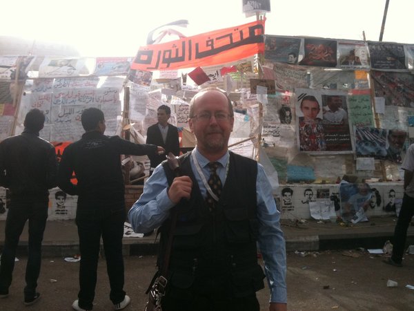 Андрей Коротаев на площади Тахрир