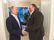 Владимир Путин с Жераром Депардье