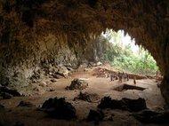 Пещера, где были найдены останки «хоббитов»