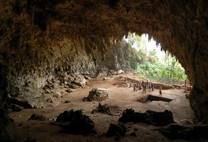 Пещера, где были найдены останки «хоббитов»