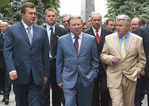 Виктор Янукович, Леонид Кучма, Владимир Литвин