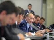 Путин на совещании по вопросу подготовки к проведению XXII Олимпийских зимних игр и XI Паралимпийских зимних игр 2014 года в Сочи