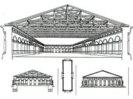 Московский Манеж. Проект Бетанкура, 1819 г.
