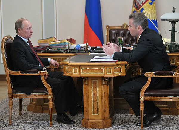 Владимир Путин и Павел Астахов