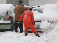 Снегопад в Москве