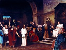 «Христос перед Пилатом». Михай Мункачи, 1881