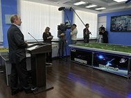 Владиимр Путин на космодроме «Восточный». Фото пресс-службы Президента России