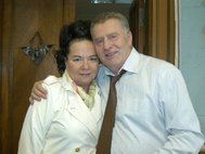 Владимир Жириновский с женой