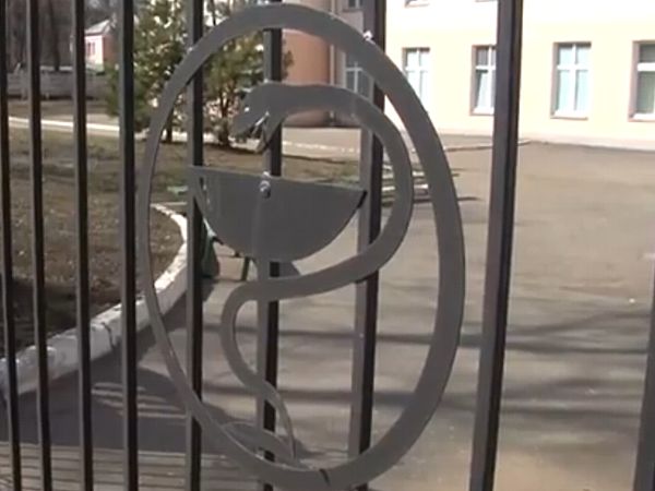 Ограда детской республиканской клинической больницы в Мордовии