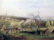 Сельский вид. Алексей Кондратьевич Саврасов, 1867