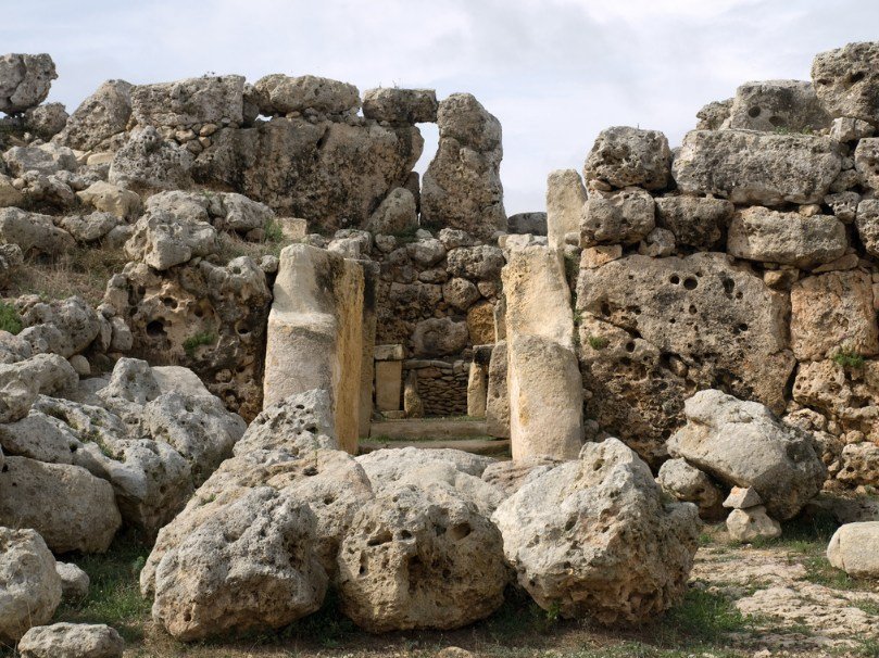 Часть храмового комплекса Джгантия на Мальте