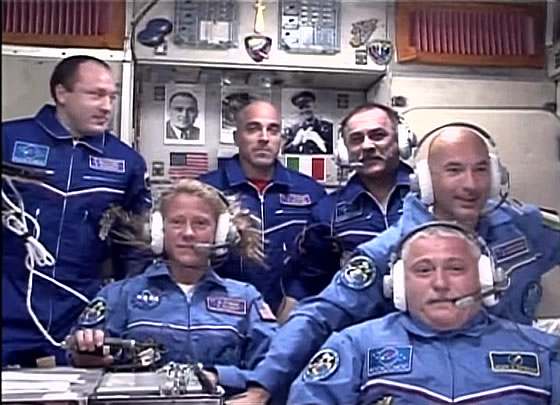 Экипаж МКС-36 в полном составе