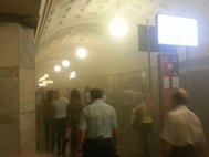 Пожар в метро