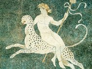 Мозаика "Дионис на леопарде", воспроизведенная в ванной Березовского