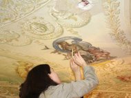 Реставрация живописи в помещениях Главного штаба