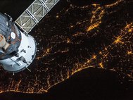 Северная Италия, вид с МКС. Фото: NASA