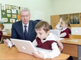 Сергей Собянин в московской школе