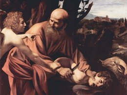«Жертвоприношение Исаака». Автор Микеланджело Караваджо