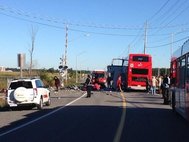 Авария с пассажирским автобусом в Оттаве