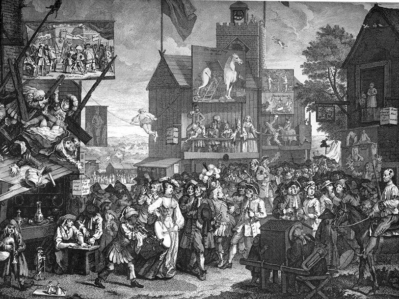 «Осада Трои» на  ярмарке 1734 года