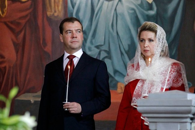 Дмитрий Медведев с супругой Светланой